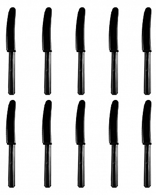 Набір ножів (чорний) 10 од