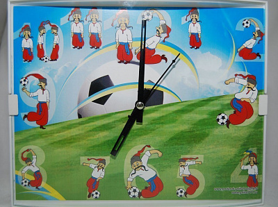 Часы настенные Козаки-футболисты
