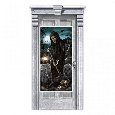 Декорація на двері Смерть з лопатою