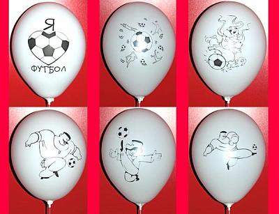 Воздушный шар футбол (ассорти)