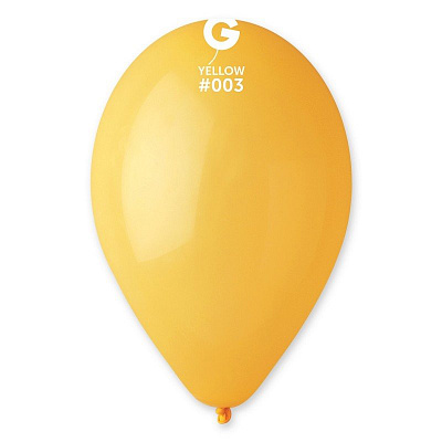 Воздушный шар пастель желто-горячий 12"