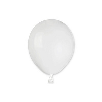 ||Воздушный шар пастель белый 5"