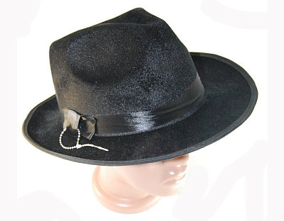 Шляпа гангстерская Boss (черная)