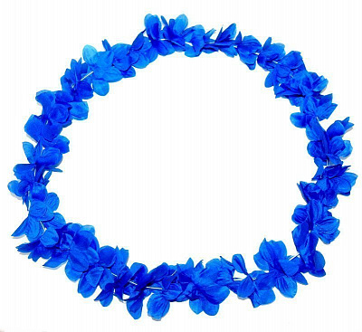 Леи гавайские эконом (синие)