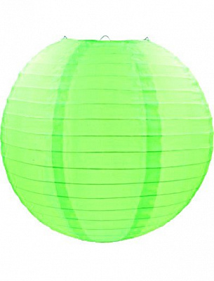 Ліхтарик тканина 20 см зелений