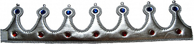 Корона Цар тканина (срібна)