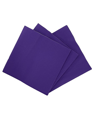 Салфетки фиолетовые 20 шт
