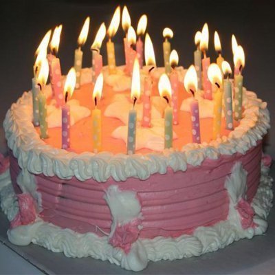 Свічки для торту Горошок 12 од