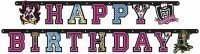 День Рождения|Monster High|Гирлянда-буквы Monster High 1,8м