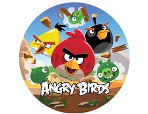 Шар фольга 18" Angry Birds 