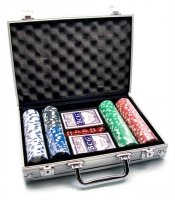 Тематичні вечірки|Казино и Покер|Покерні набори та ігри|Покерний набір Кейс 200 фішок