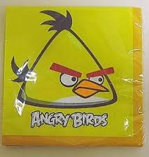 Салфетки Angry Birds Желтые