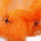 Праздники|Halloween|Паутина и пауки|Паутина 30 грамм (оранжевая)