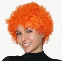 Праздники|День Святого Патрика|Шляпы и парики|Парик клоуна (оранжевый)