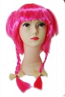 Перука Хвостики (рожева)