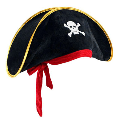 Шляпи піратські. Головні убори пірата