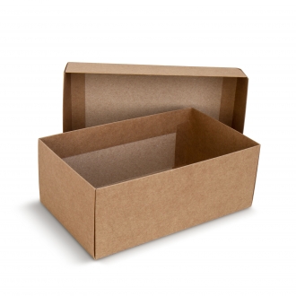 Коробка складная 23х14х9 см (крафтовая)