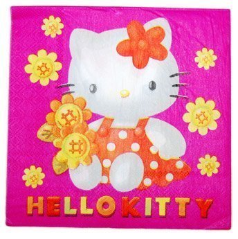 Салфетки Hello Kitty (эконом)