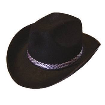Шляпа ковбойская черная