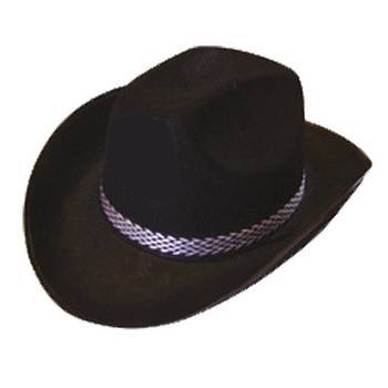 Шляпа шерифа черная (без звезды)