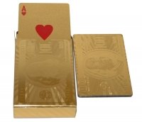 Товары для праздника|Подарки и приколы|Покерные наборы, алко-игры|Карты игральные золотые (доллары)