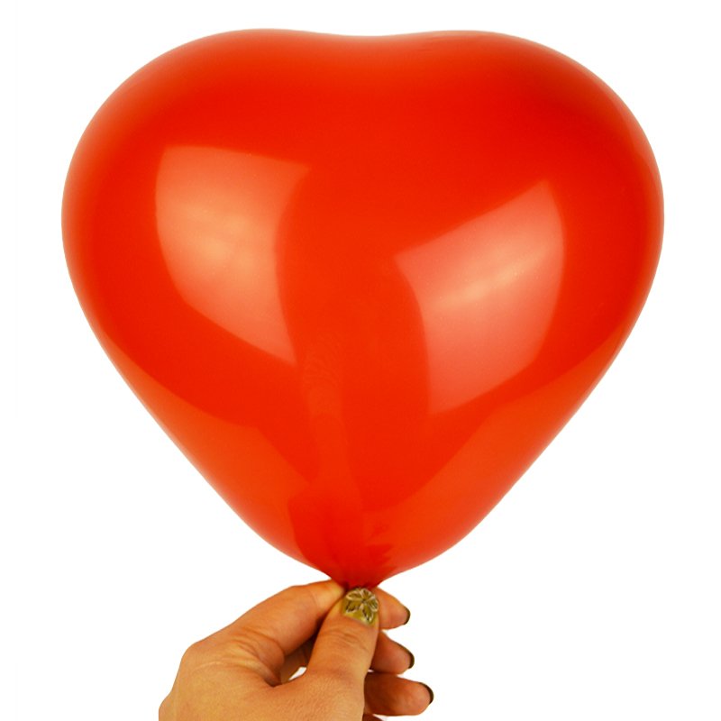купить воздушный шар пастель сердце красный 10" с доставкой