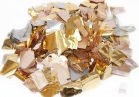 Свята |Новогодние украшения|Серпантин|Метафан золото-срібло (вторинний) 1 кг