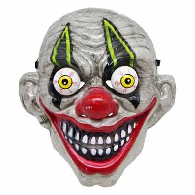 Страшно взрослых клоун Карнавальная маска на Хеллоуин Смеющийся убийца Джокер Костюм Опора