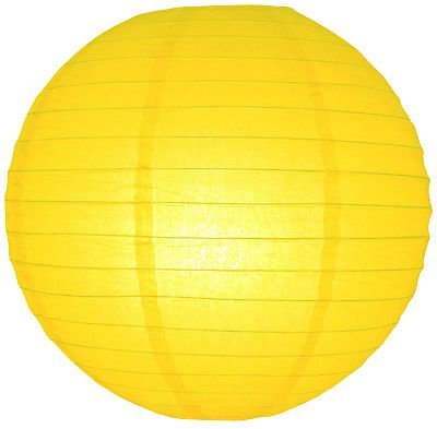 Фонарик ткань 25см (желтый)