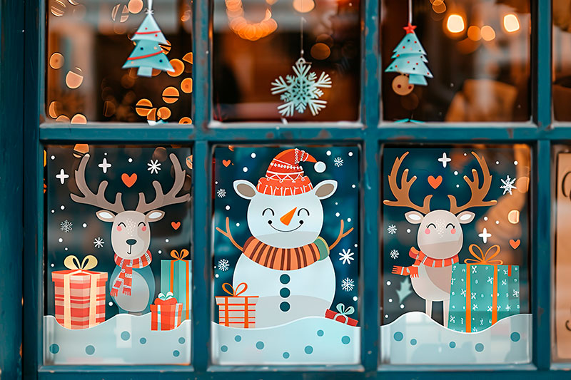 Як прикрасити вікна на Новий рік 2026 - фото 1 | 4Party