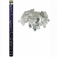 Хлопушка 80 полоски серебро FunParty