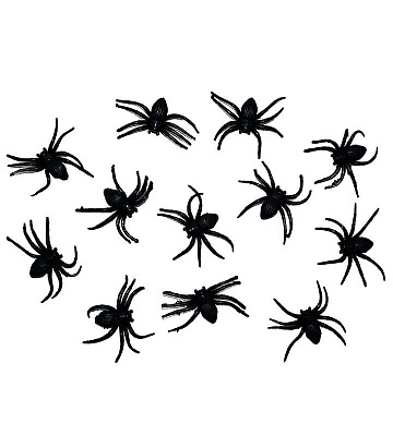 Набір павуків 12 од (гумові)