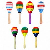 Маракас деревянный полоски (маленький)