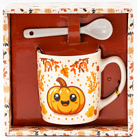 Чашка Гарбуз з ложкою Чашка Гарбуз з ложкою