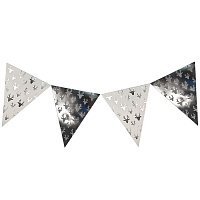 Вимпела Голова Оленя (біло-срібні)