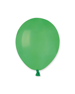 Воздушный шар пастель зеленый 5"