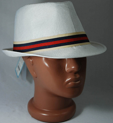 Шляпа Гавайский Пижон (белая с лентой)