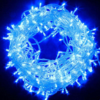 Свята |Новый Год|Новорічні гірлянди|Гірлянда LED 400 ламп (синя)