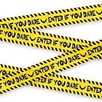 Лента оградительная С Летучей мышью (черная) Лента оградительная С Летучей мышью (черная)