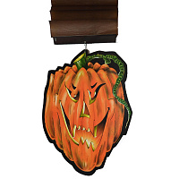 Праздники|Декорации на Хэллоуин|Светильник Джека и тыквы|Декор подвесной Тыква 140 см
