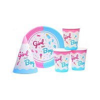 Набор Boy or Girl (розово-голубой) 10 персон Набор Boy or Girl (розово-голубой) 10 персон