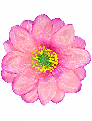 Заколка цветок гибискуса (розовый)