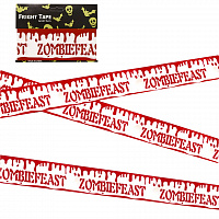 Лента оградительная Zombiefeast (белая) Лента оградительная Zombiefeast (белая)