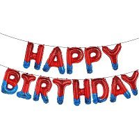 Напис фольга З днем народження людина павук (англ) Напис фольга З днем народження людина павук (англ)