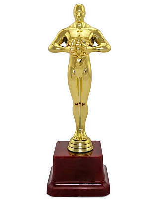 Статуетка Оскар із лавровим вінком 23см 