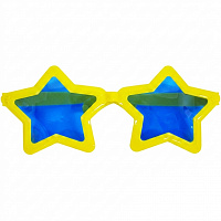 Окуляри гігант Зірки (жовті)