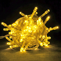 Гирлянда LED 160 тепло-белая