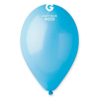 Тематические вечеринки|Гавайская вечеринка|Гавайские воздушные шары|Воздушный шар пастель светло-голубой 12"