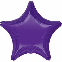 Шар фольга 19" Звезда Фиолетовая Шар фольга 19" Звезда Фиолетовая