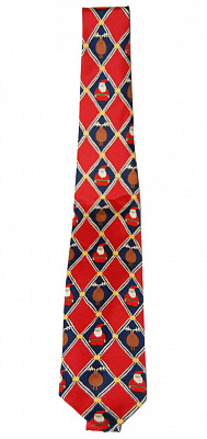 Краватка новорічна Санта з Оленем